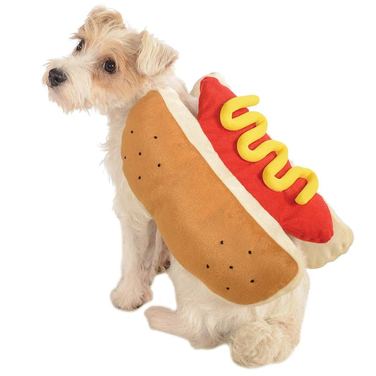 Novelty Halloween Dog Costumes Puppy Pet Clothes Funny Hot Dog Dressing Up Jacket Coats For Small Medium Dogs Cats Pet Products