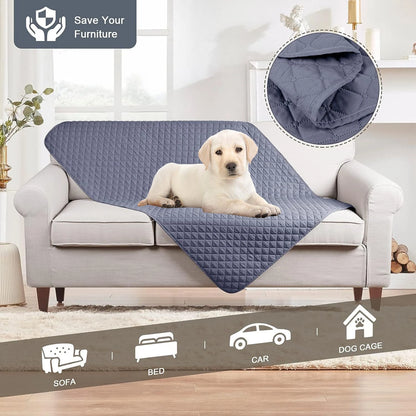 Waterproof Non-Slip Dog Bed Cover and Pet Blanket Sofa Pet Bed Mat Car Incontinence MattressProtectors Furniture Couch Cover