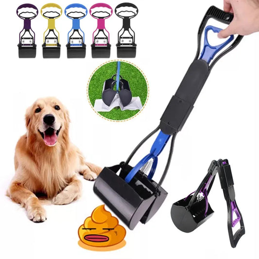 Pet Dog Long Handle Pet Pooper Scooper Dog Cat Waste Picker Jaw Poop Scoop Pick Up Clean Waste Cleaning Tools Pet Supplies 60CM