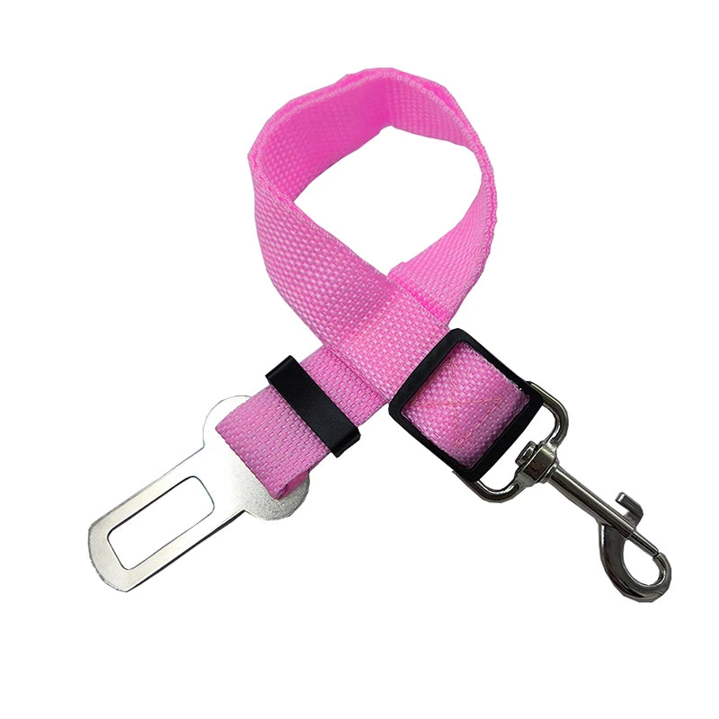 Dog Cat Car Seat Belt For Small Medium Dogs Cats Adjustable Safety Rope Puppy Collar Harness Traction Chihuahua Pet Supplies