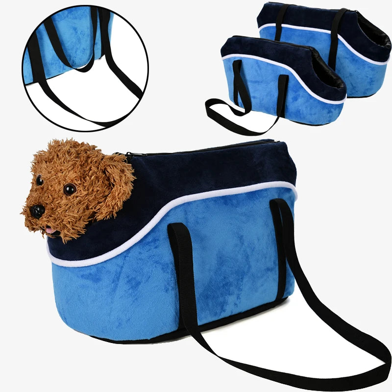 Pet Bag Dog Cat Outdoor Travel Soft Side Carrying Bag Accessories Puppy Adjustable Fabric Inner Pad For Chihuahua Teddy Supplies